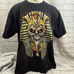 Rock Chang Skull Pharaoh 3-D Nose Ring Glow In The Dark New With Tags 2-Sided